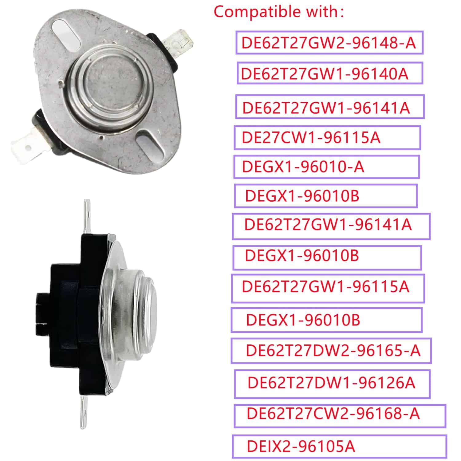 Termostato de reajuste manual para secadora 395155 - Pieza - Imagen 5
