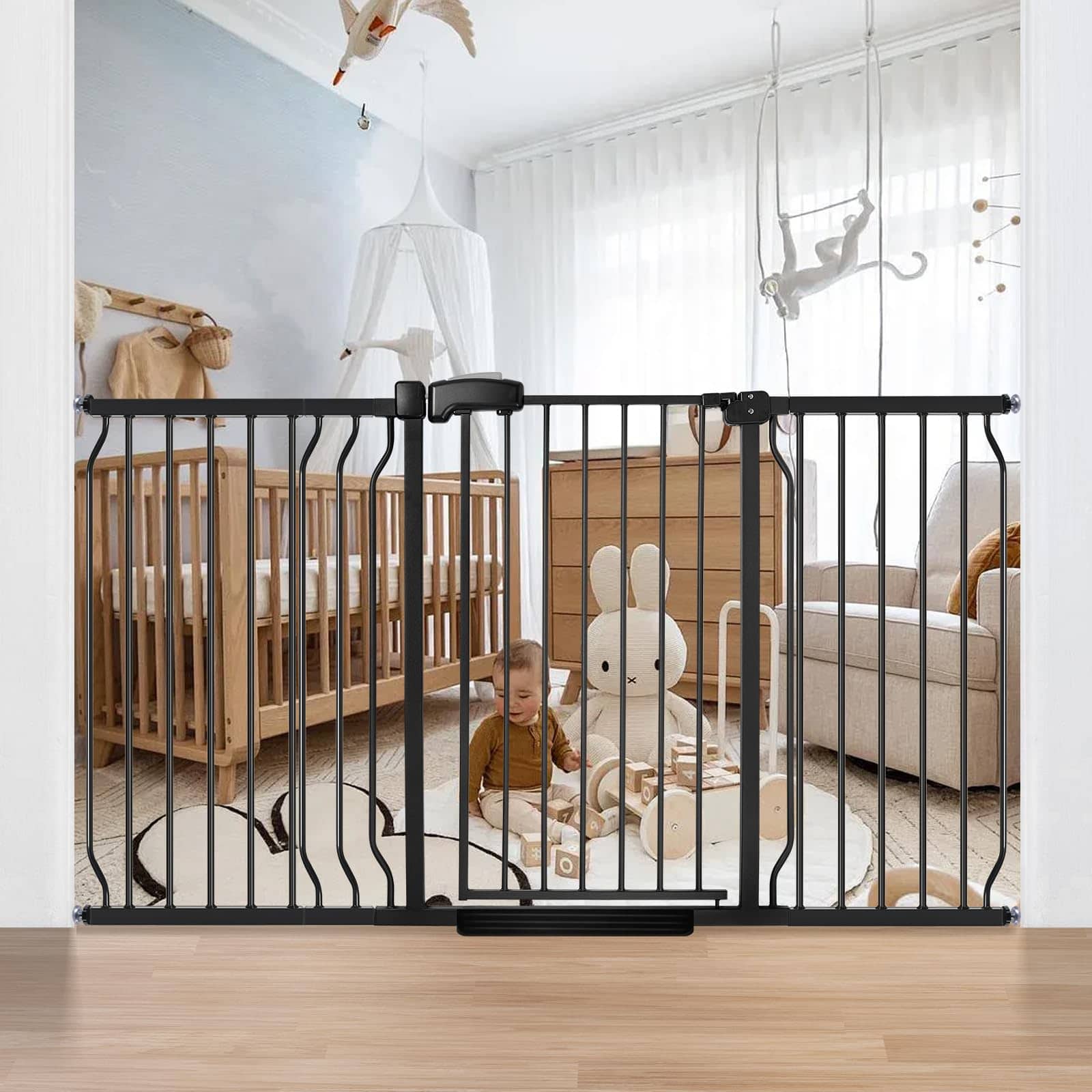 Puertas para bebés DOVELY extra anchas y altas para
