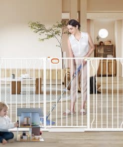 Barrera de seguridad extra alta y ancha para bebés Owlie de