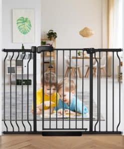 DOVELY 37" Puerta de bebé extra ancha para escaleras,