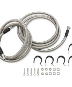 Kit de Líneas de Combustible Trenzadas de Acero Inoxidable