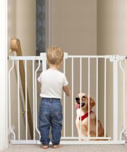 Puerta de bebé DOVELY para escaleras, 29-46.5 pulgadas de