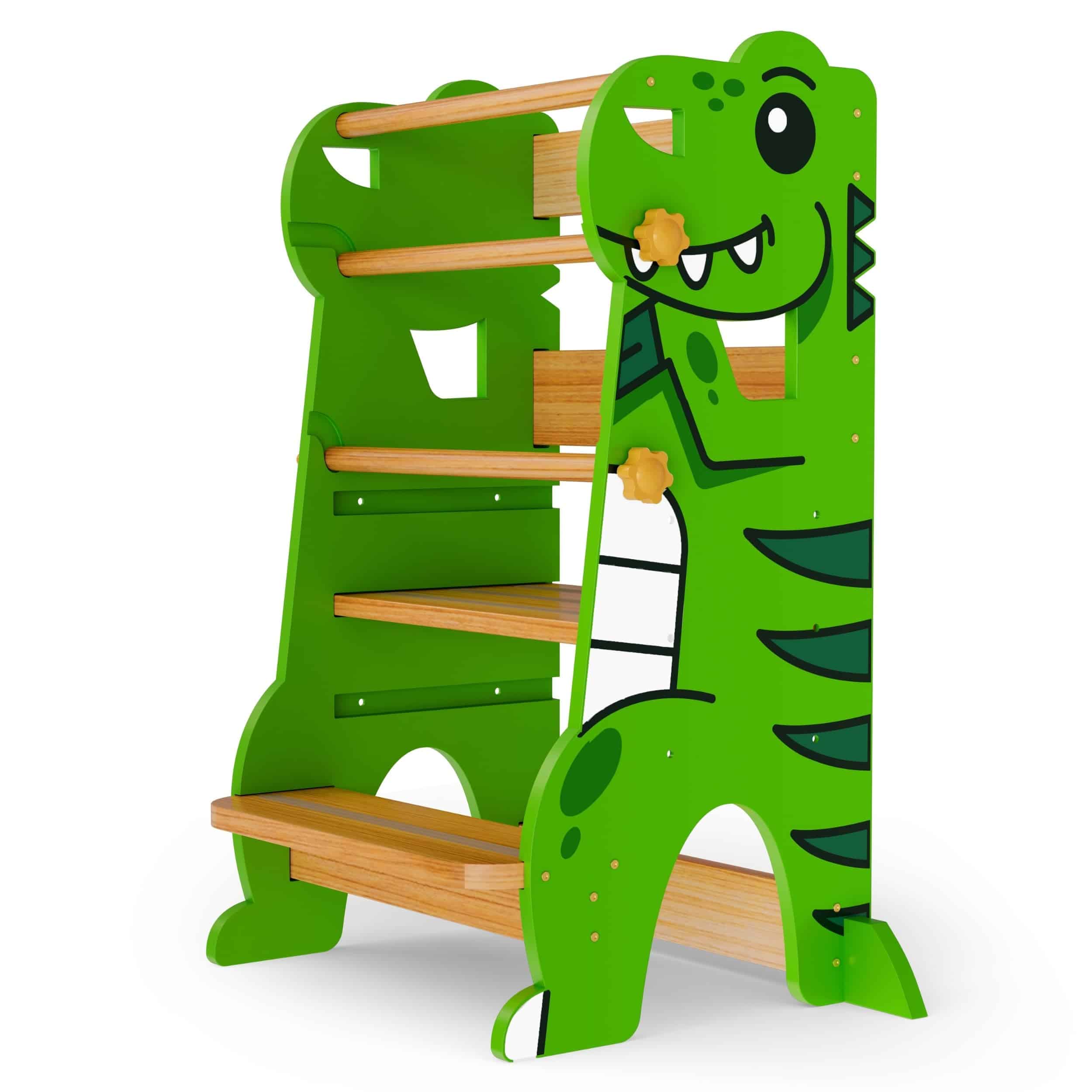 Taburete para niños ajustable en altura con diseño de