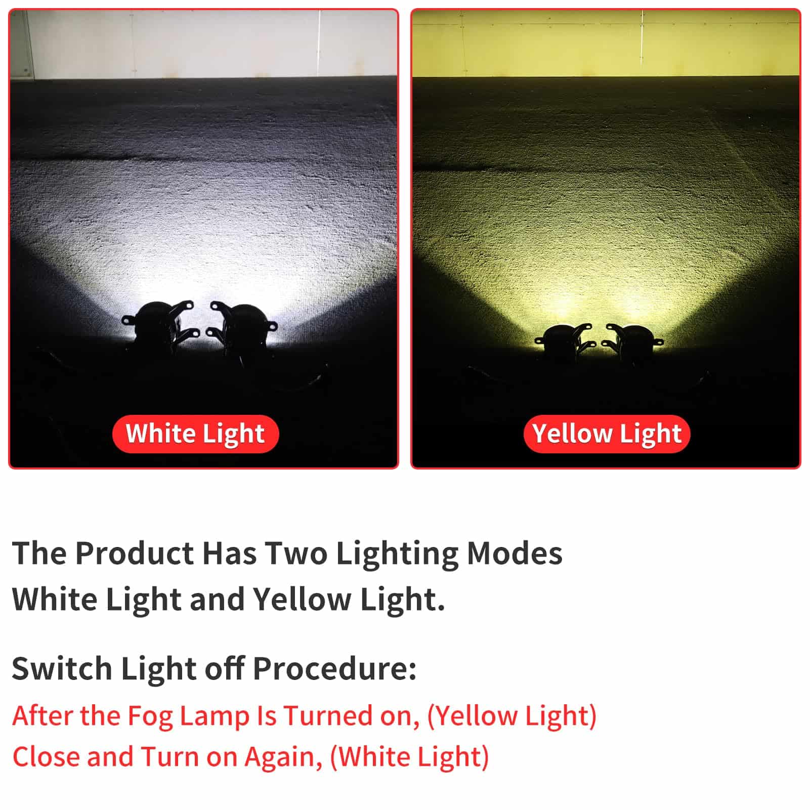 Lámpara antiniebla de alta potencia para automóvil LaIIker - Imagen 5