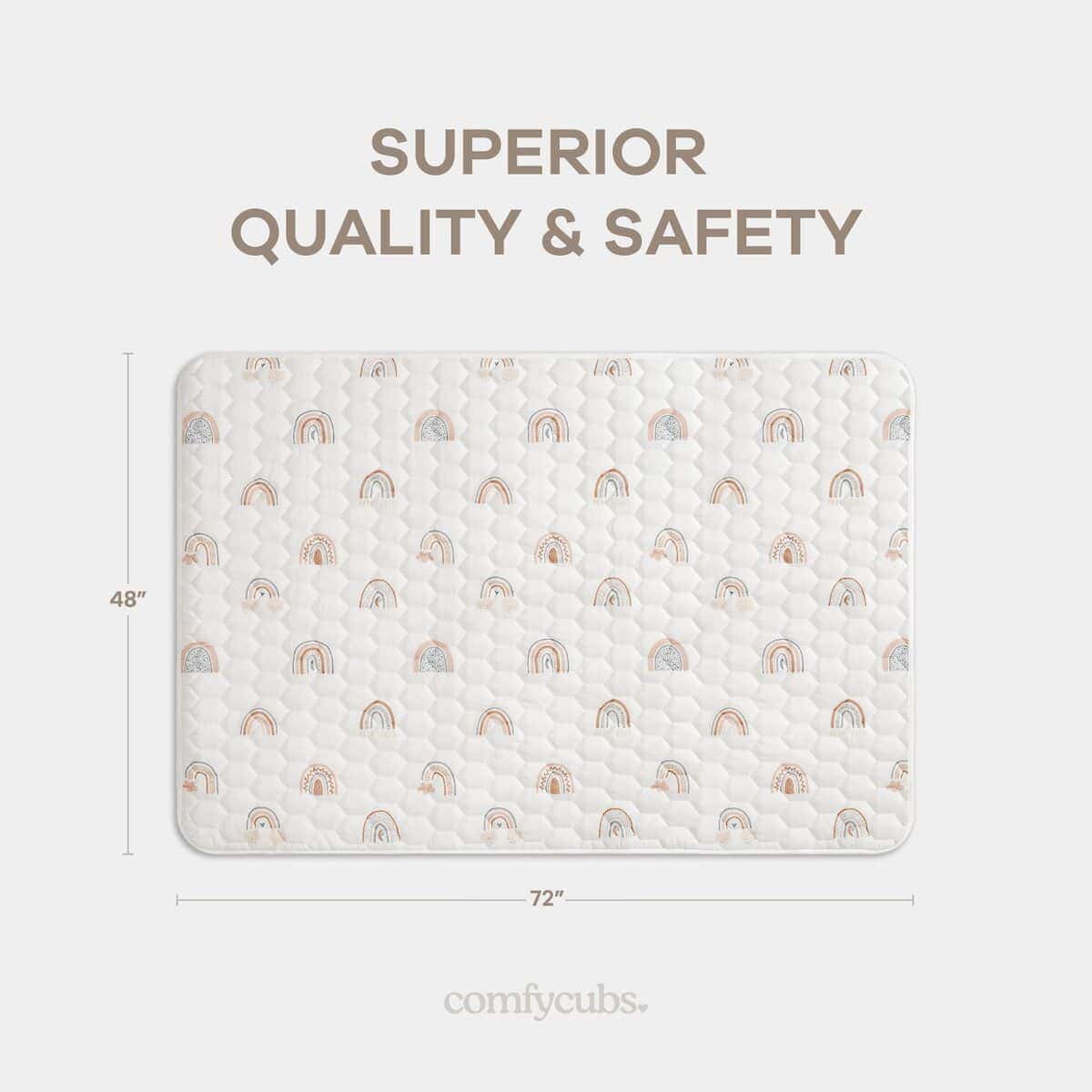 Tapete de juego rectangular para niños Comfy Cubs - Mediano - Imagen 7