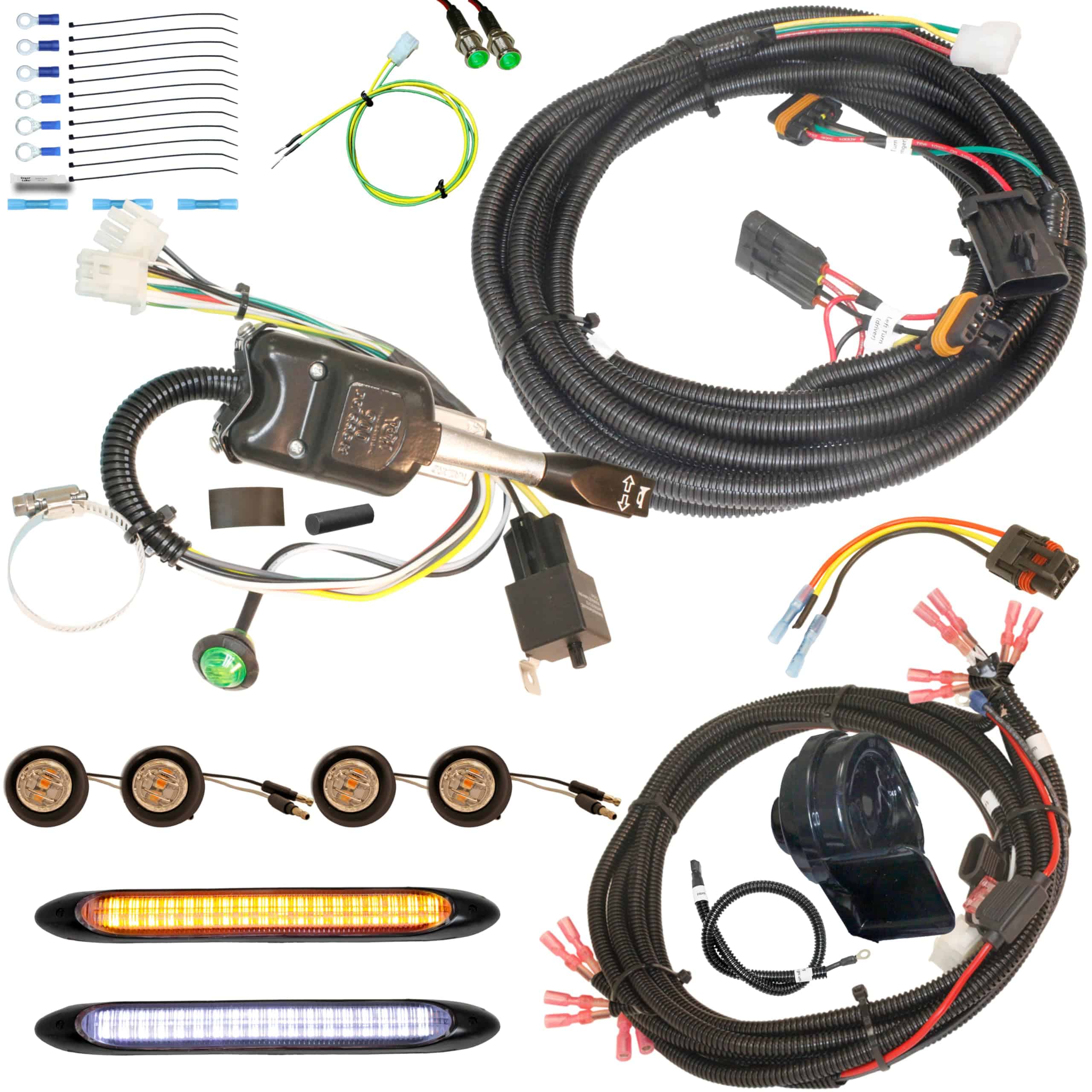 Kit de Encendido y Juego con Claxon, Punto Peligroso, Luces