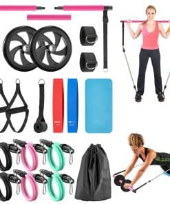 Kit de Barra de Pilates Ligebul con Bandas de Resistencia,