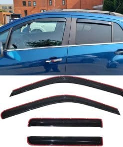 4pcs Deflectores de Viento para Ventanas a -Humo Oscuro