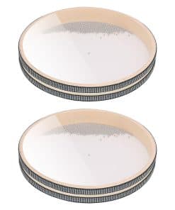 Geytetqi 2 PCS Wave Bead Ocean Drum, Tambor de Océano de 10