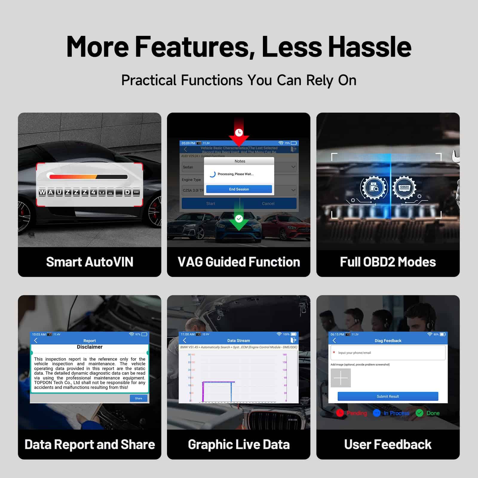 Escáner Bidireccional TOPDON ArtiDiag EU, Herramienta de - Imagen 9