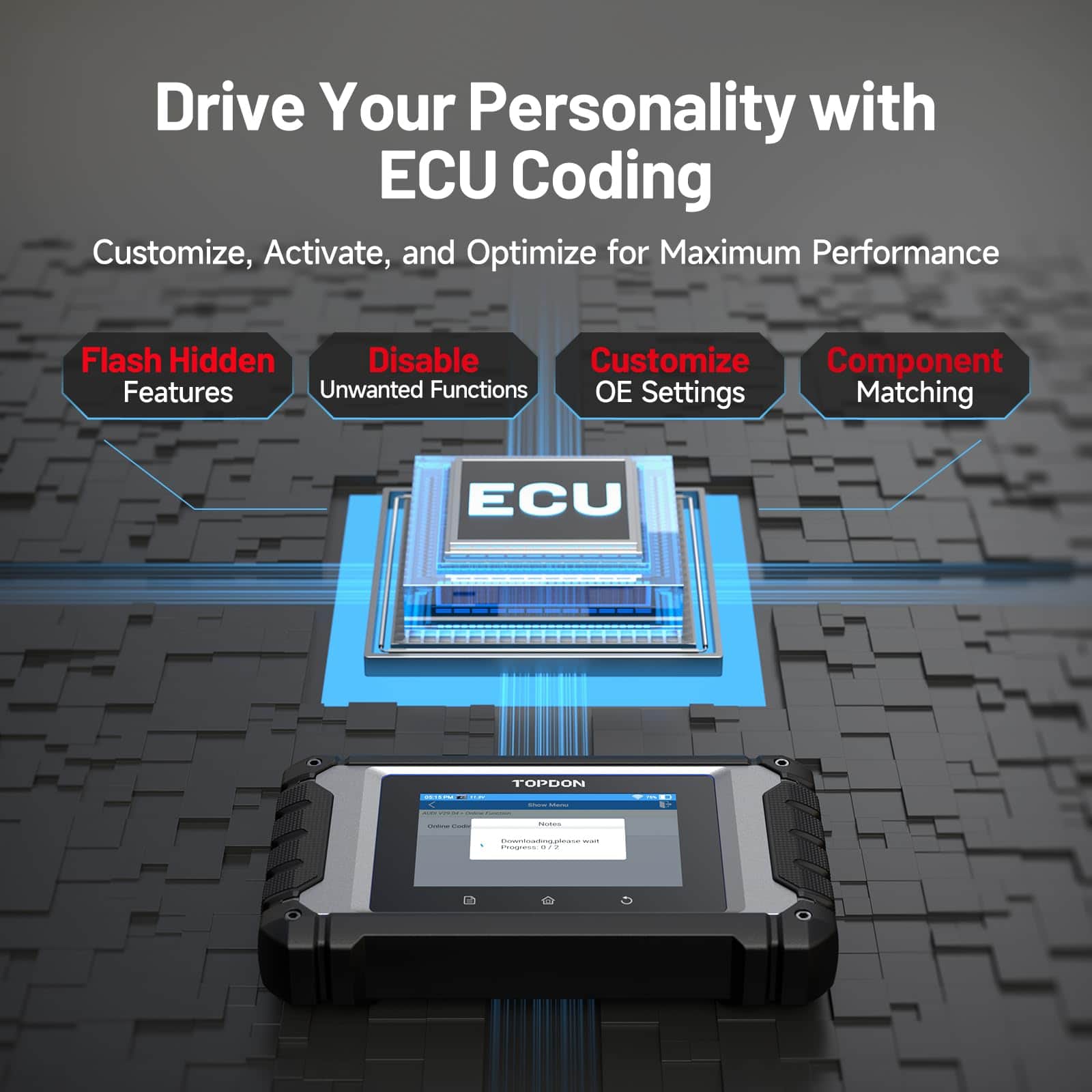 Escáner Bidireccional TOPDON ArtiDiag EU, Herramienta de - Imagen 5