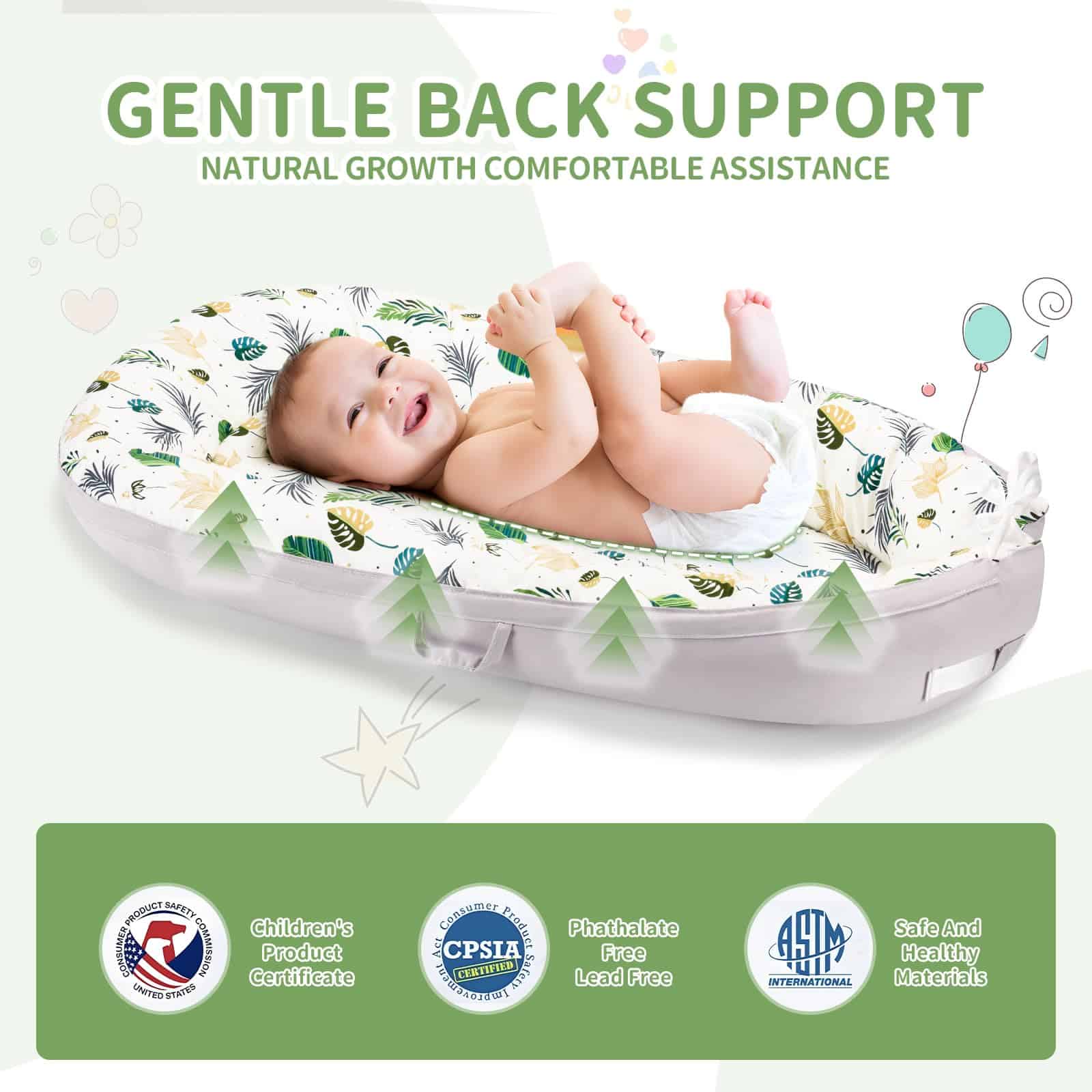 Nido para bebé - Baby Nest para 0-24 meses, Ultra Suave - Imagen 7