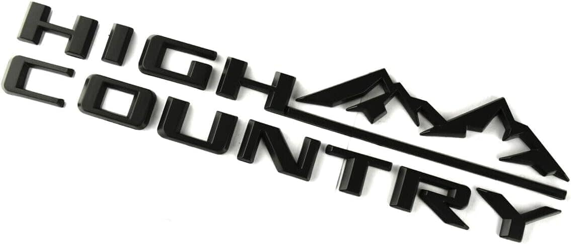 2Pcs Emblemas Laterales High Country Logo Letras Insignia - Imagen 4