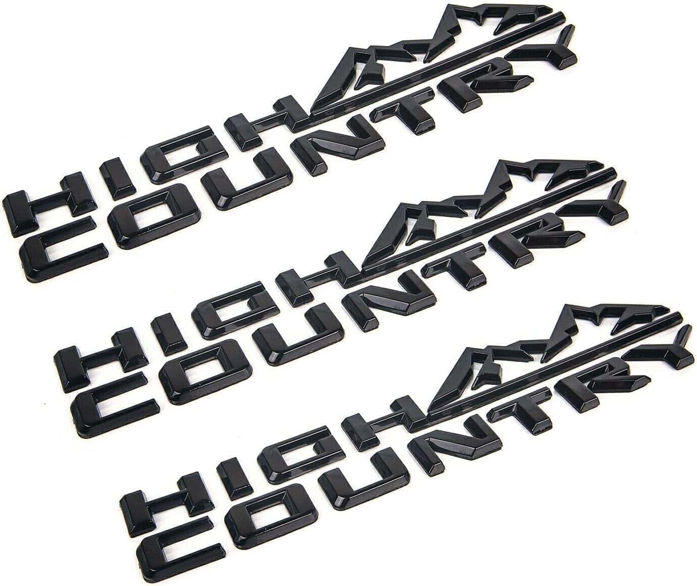 3 Piezas Emblemas High Country para Puerta Lateral y - Imagen 3