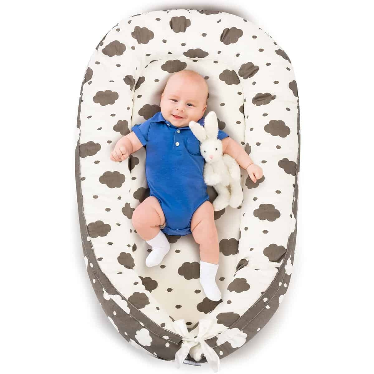 Babynido - Nido para Bebé de 0 a 24 Meses, Suave Algodón