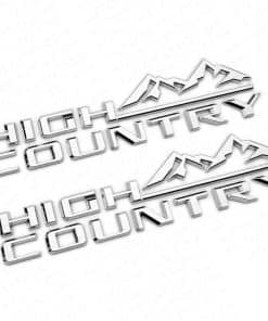 2 Piezas Emblemas laterales High Country Letras Logo