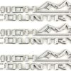 3 Piezas Emblemas Laterales High Country Insignia de la