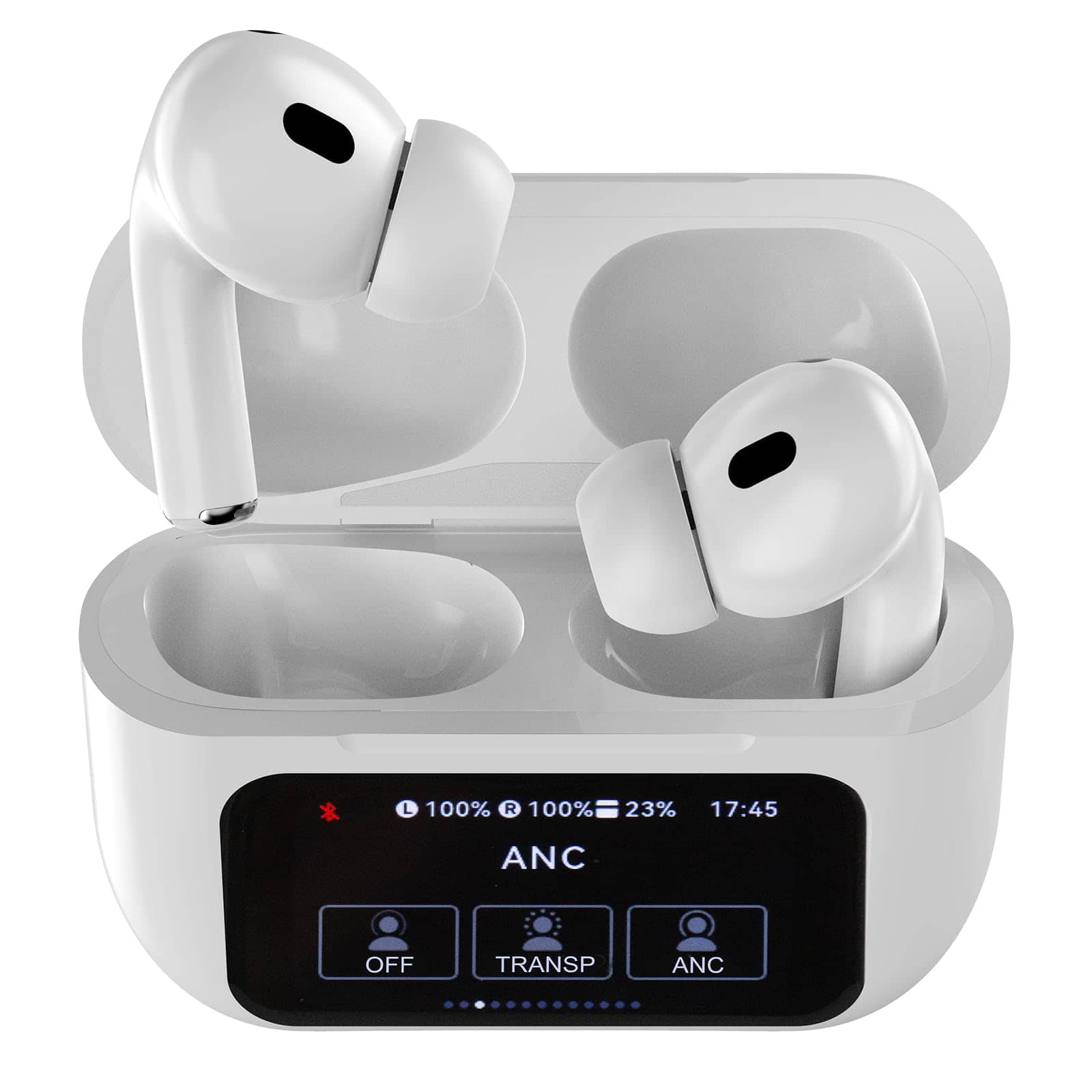 Auriculares Traductores de Idiomas, -Blanco Pálido