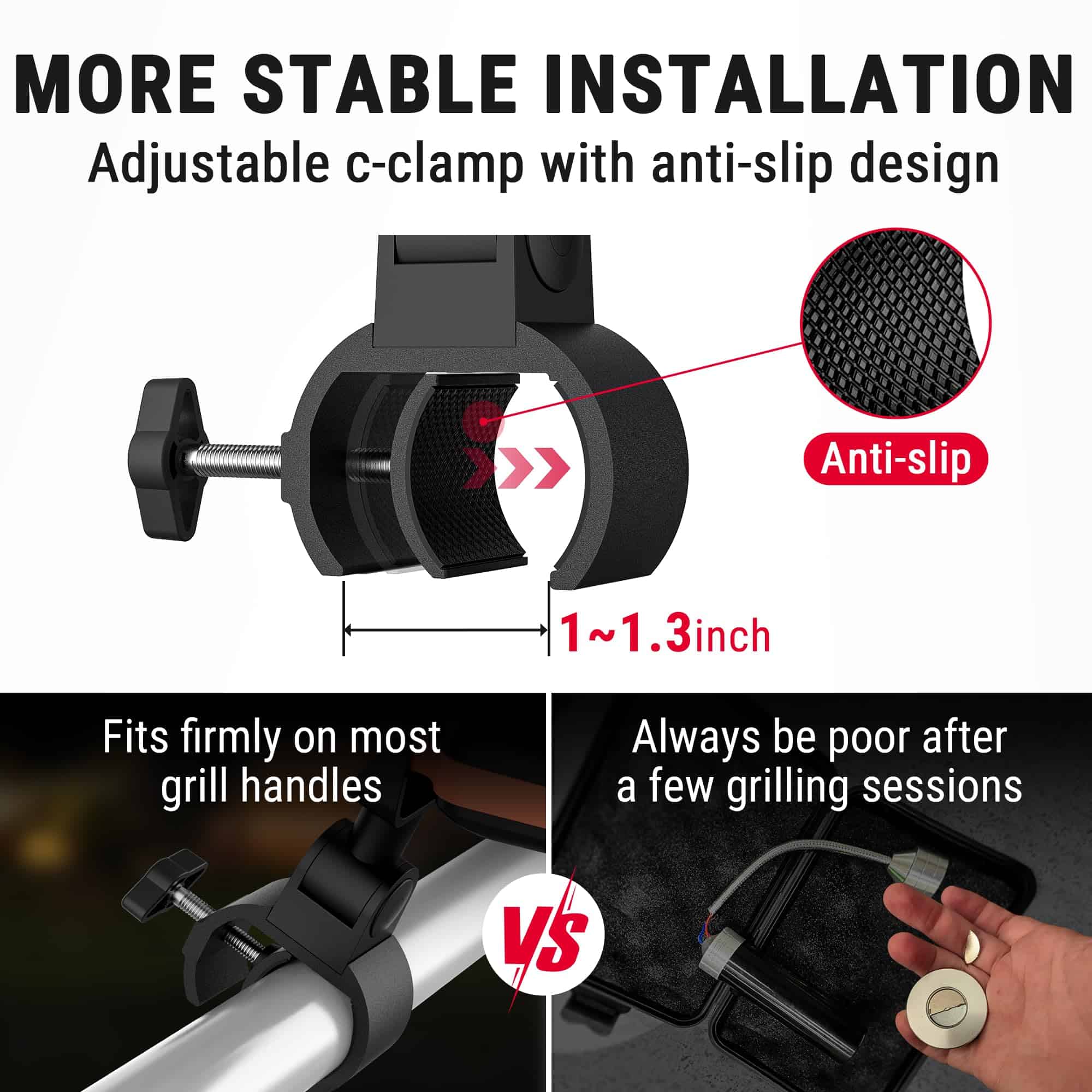Luces de Parrilla ThermoPro para Parrilla Exterior con 10 - Imagen 6