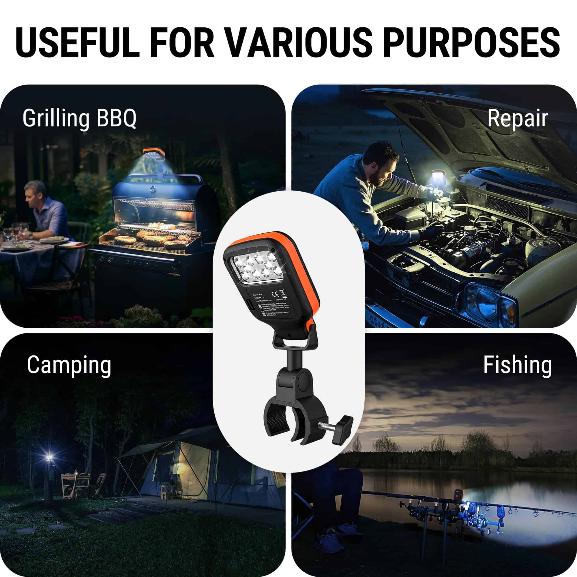 Luces de Parrilla ThermoPro para Parrilla Exterior con 10 - Imagen 9