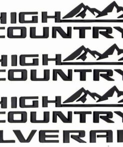 Kit 4Pcs Emblemas de Alta Gama 2019-2025 Silverado para