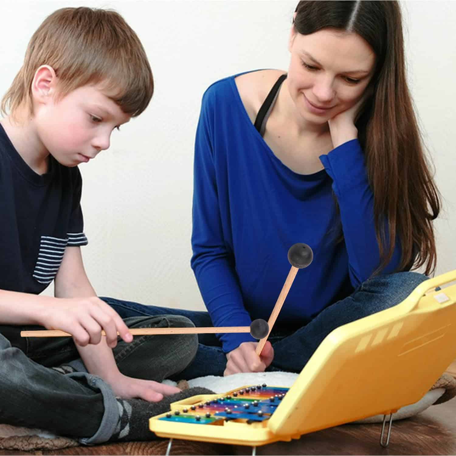 4 Pares de Maza de Campana Negras Geytetqi, 15 Pulgadas de - Imagen 7