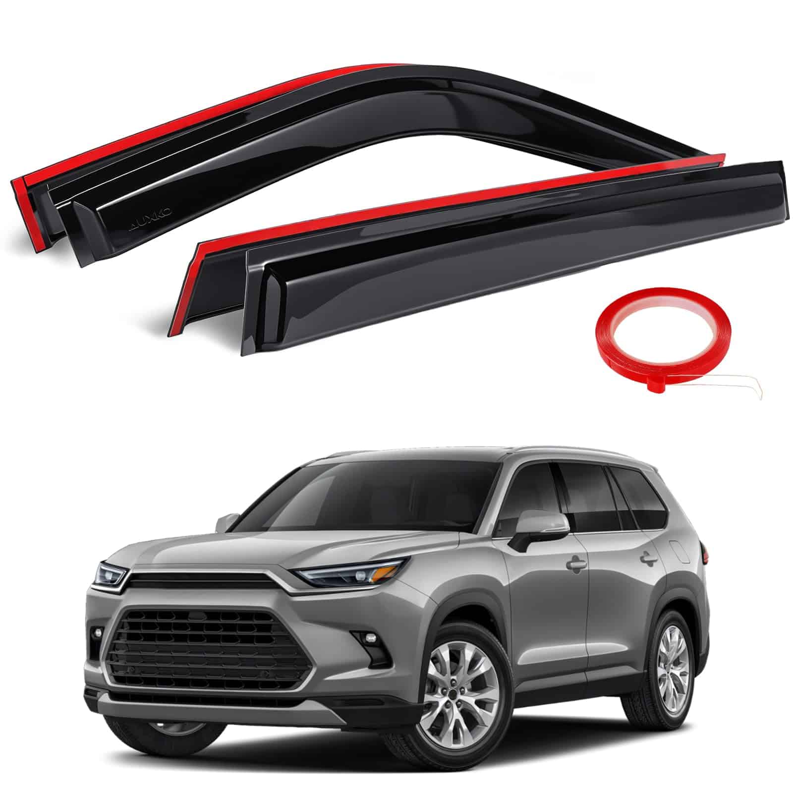 Deflectores de lluvia AUXKO para ventanas para Toyota Grand