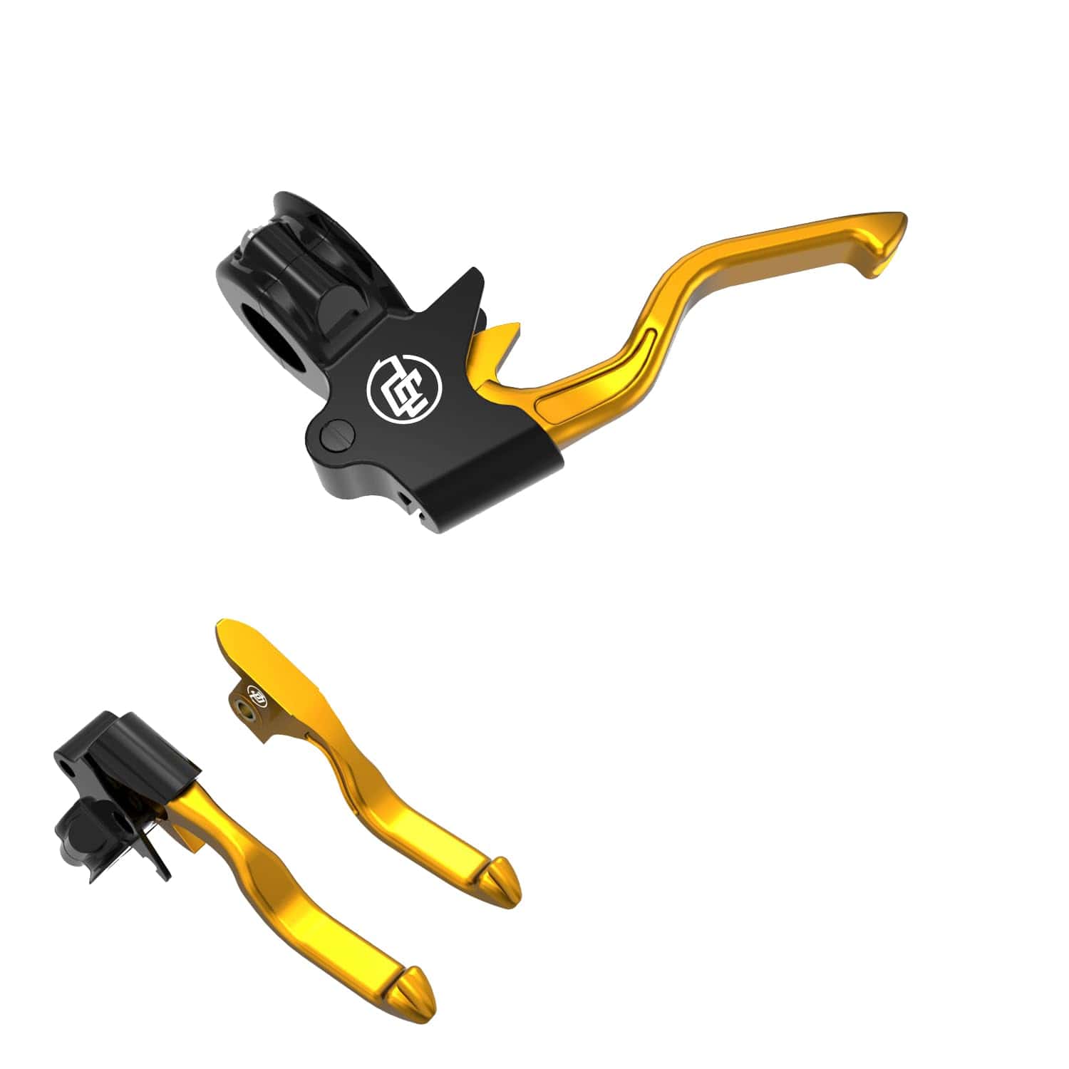 Manilla de Embrague y Freno Delgada Dorada Easy Pull Handle