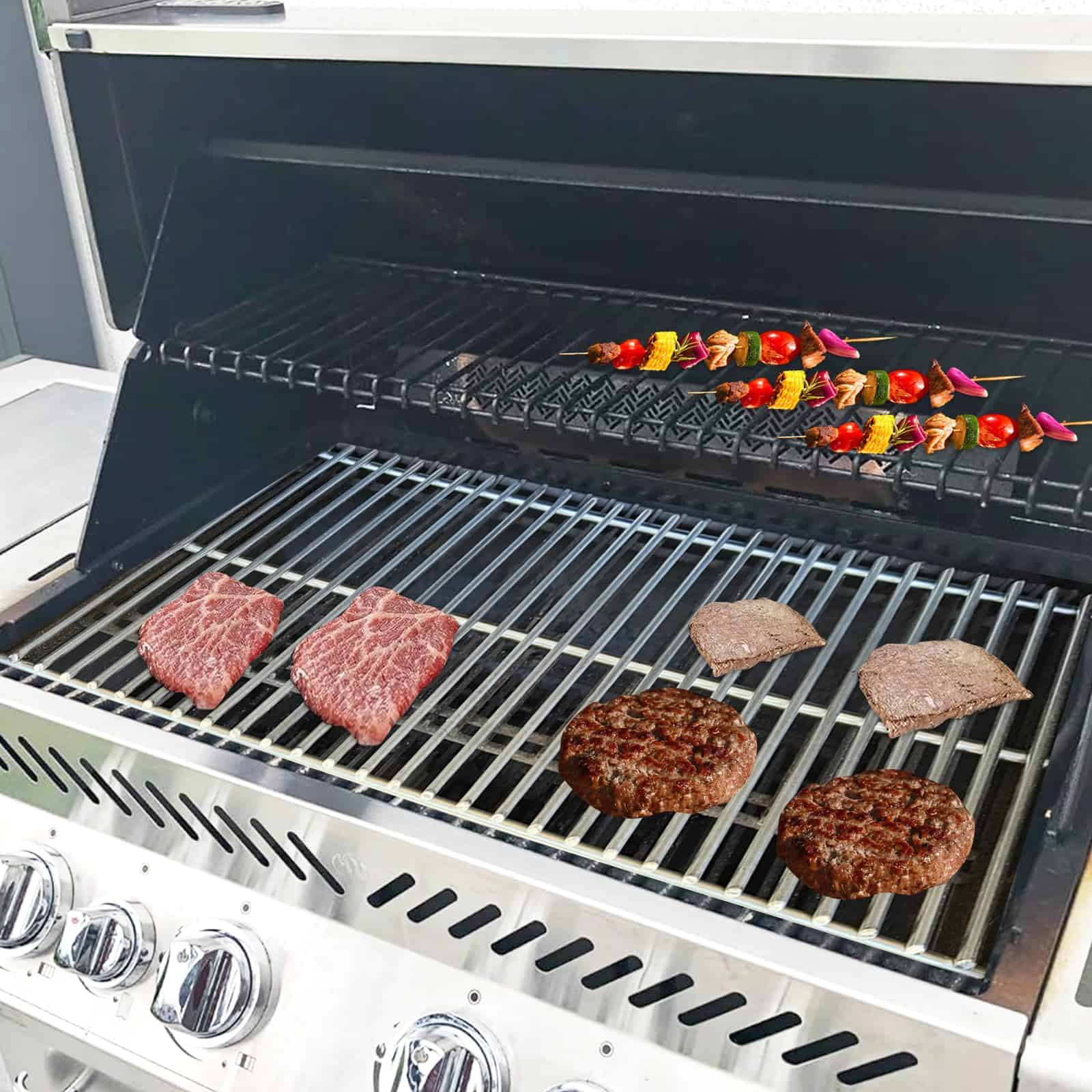 Rejillas de Cocina para Parrilla de Acero Inoxidable Zemibi - Imagen 8