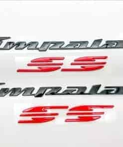 2 Piezas 94-96 Impala Ss Emblemas de Panel Trasero 3D