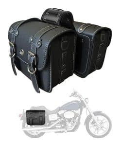 57lilina Bolsas de sillín para -Negro