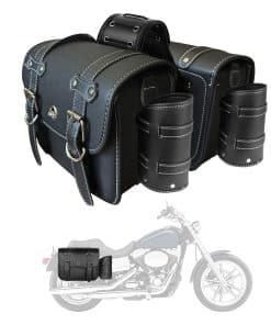 57lilina Bolsas de motocicleta, Bolsas de cuero para