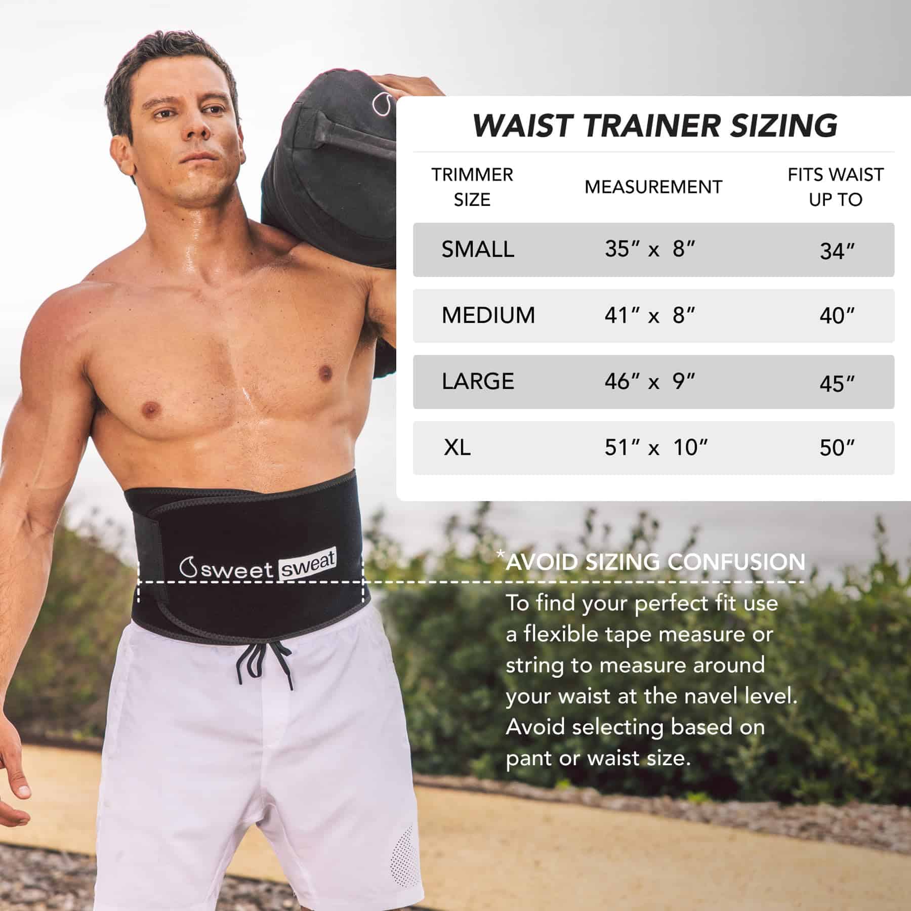 Cinturón Abdominal Sweet Sweat Eco de Sports -Negro - Imagen 4