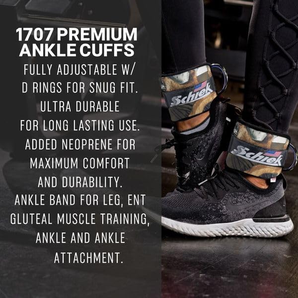 Schiek Sports 1707 Tobilleras - Ideal para -Camuflaje - Imagen 6