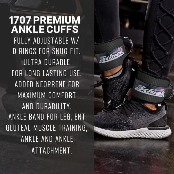 Schiek Sports 1707 Puños para Tobillo - Ideal para Glute - Imagen 6