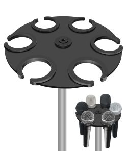 Sujeta micrófonos múltiples de hasta 6 micrófonos