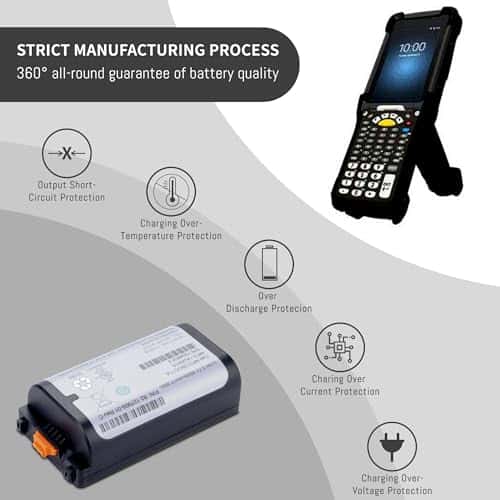 Batería de reemplazo 82-127909-02 para Symbol Zebra MC3190 - Imagen 7