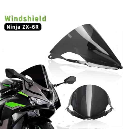 Parabrisas Doble Burbuja de Plástico ABS Compatible con - Imagen 4