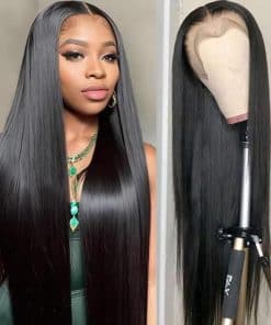 Pelucas de Encaje Frontal de 14 Pulgadas de Cabello Humano