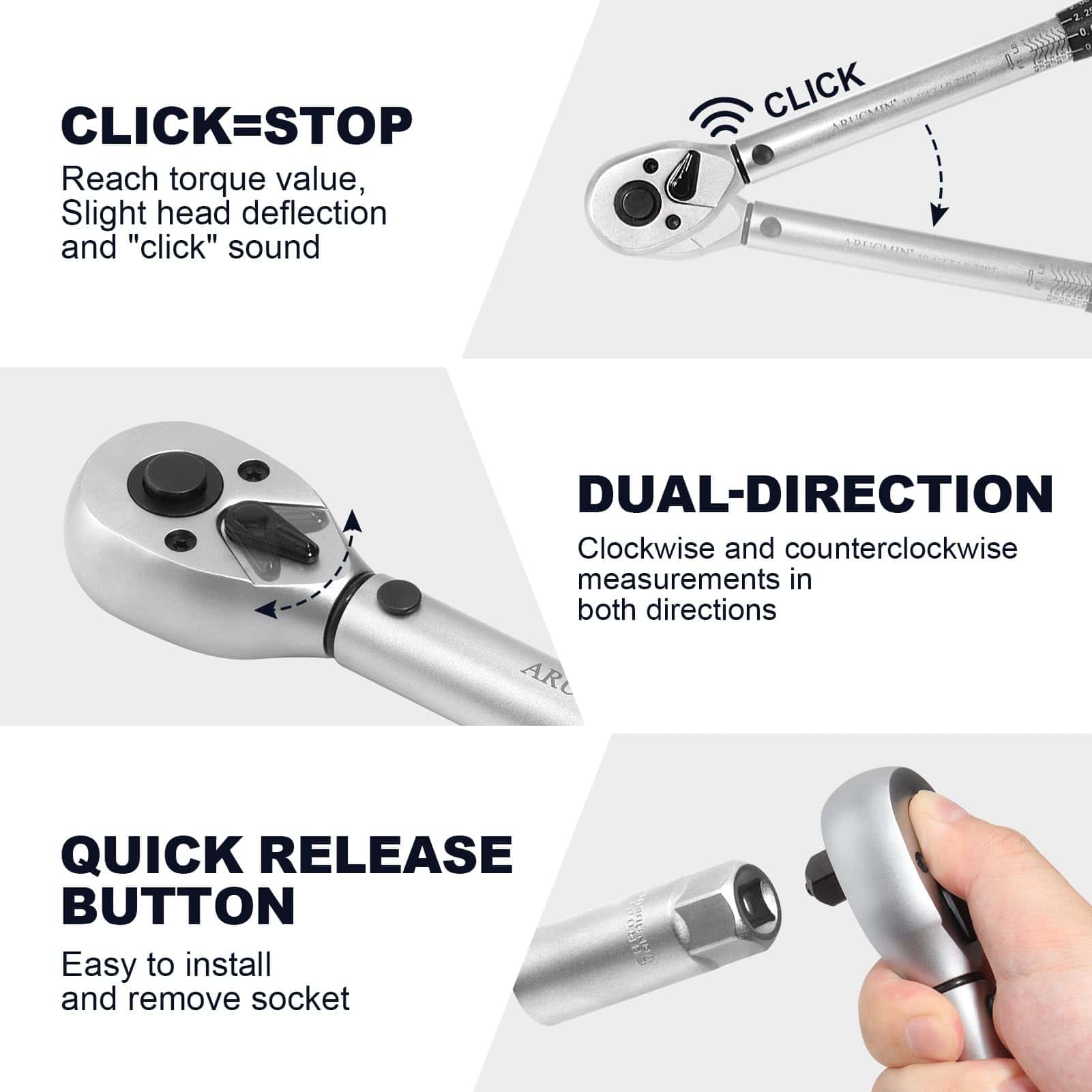 Juego de 9 piezas de Llaves de Bujías Magnéticas con Torque - Imagen 4