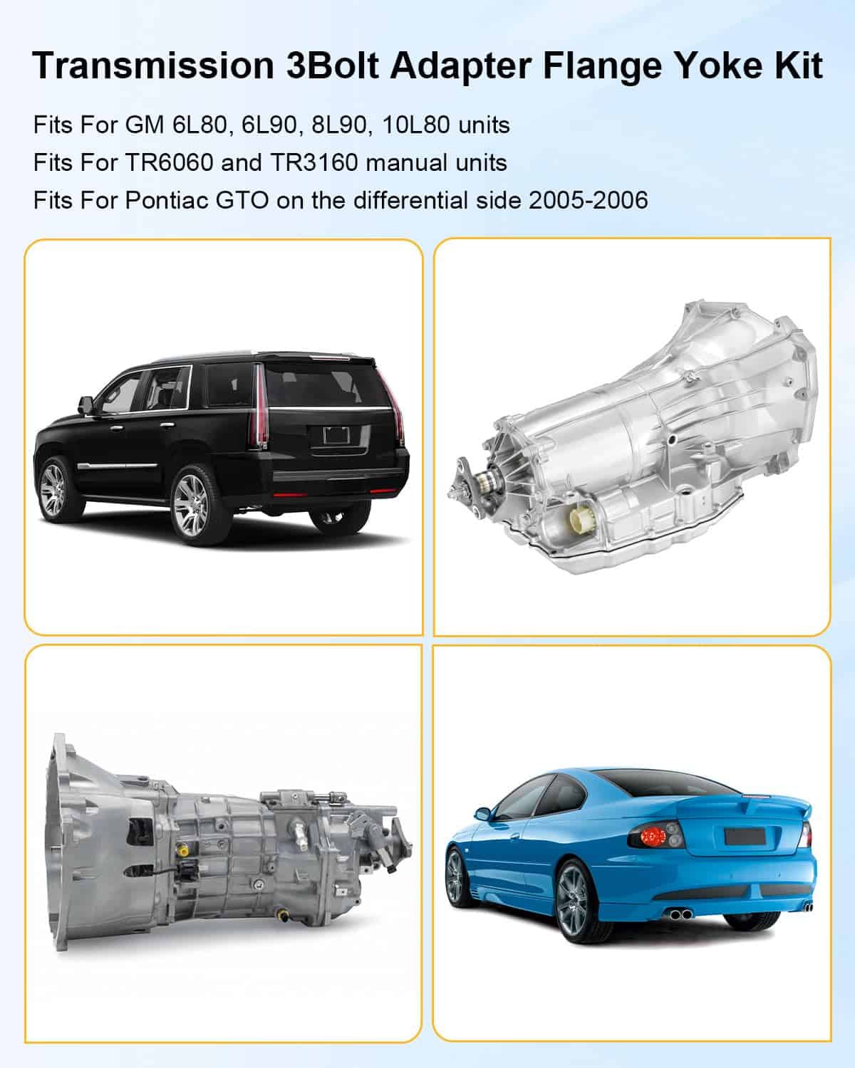 Kit de Brida de Adaptador de Perno para GM 6L80 6L90 8L90 - Imagen 3