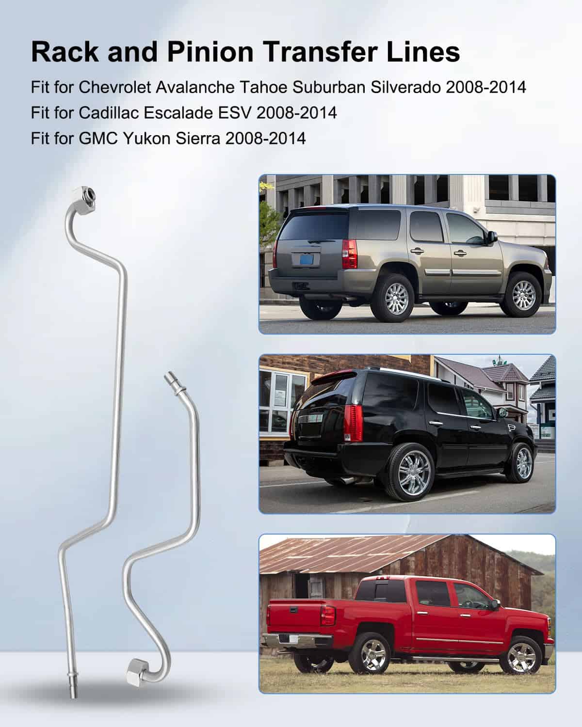 Líneas de Transferencia de Rack y Piñón para Chevrolet - Imagen 3