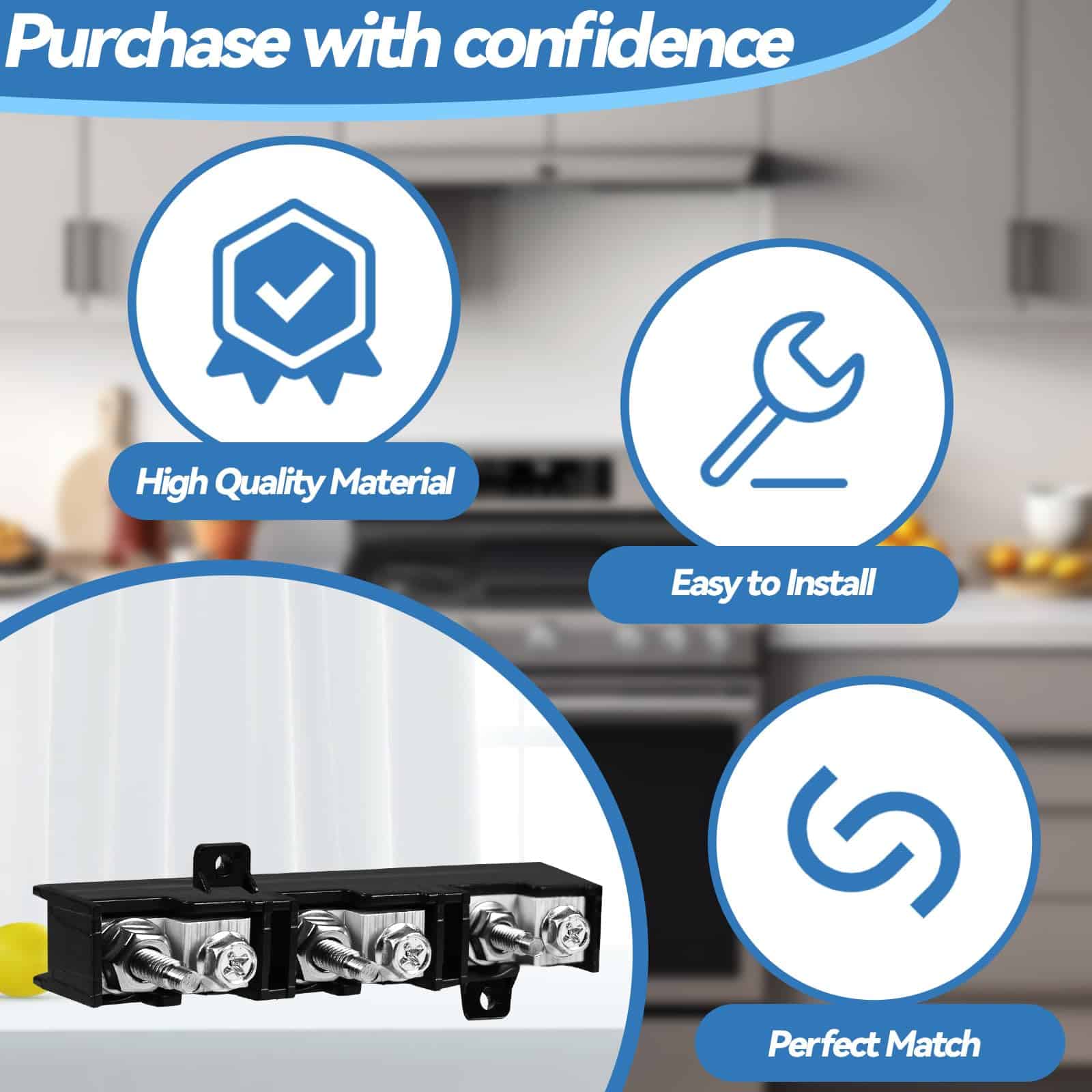 Bloque terminal 5303935271 compatible con Frigidaire, - Imagen 5