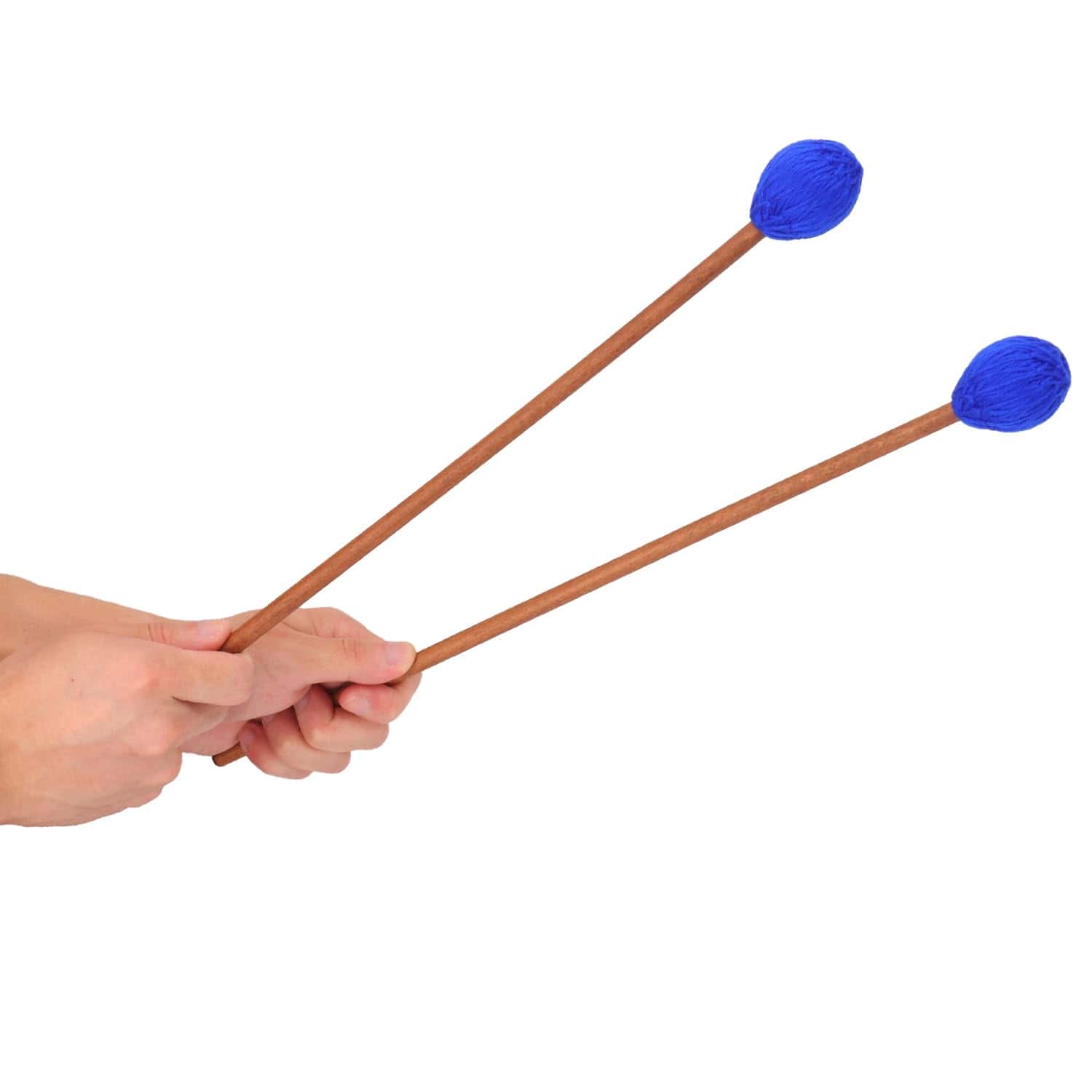 Geytetqi 2 Pares de Mazos de Marimba Azules - Juego - Imagen 4