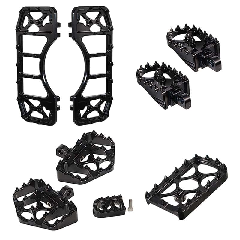 MX Wide Floorboards Front Foot Pegs Brake Pedal Cover