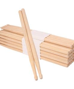 18 Pares de Baquetas de Madera Geytetqi - Baquetas de Arce