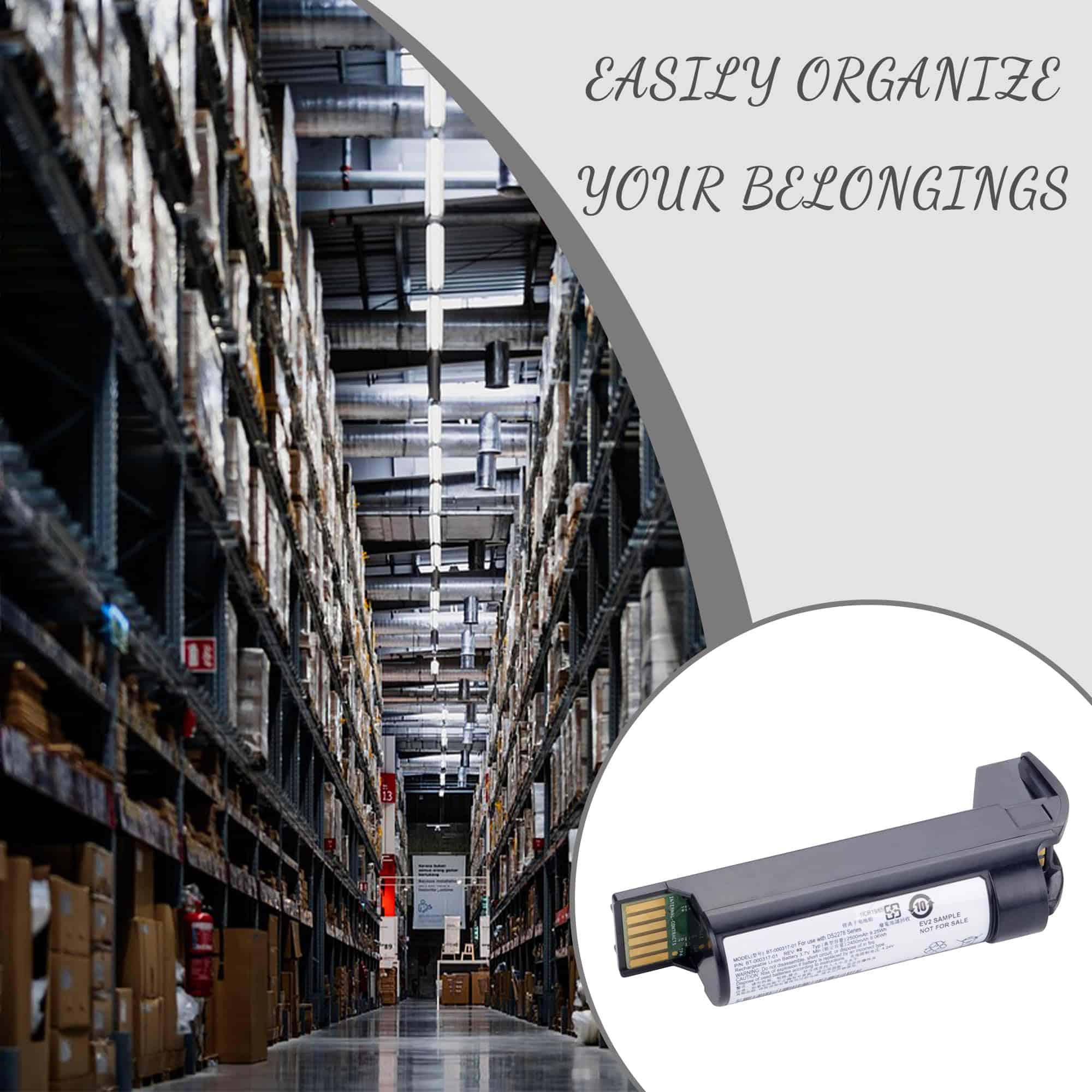 Batería de Escáner de Código de Barras de 2500mAh para - Imagen 8