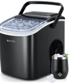 Máquina de Hielo ecozy para Encimera, 9 Cubos Listos en 6
