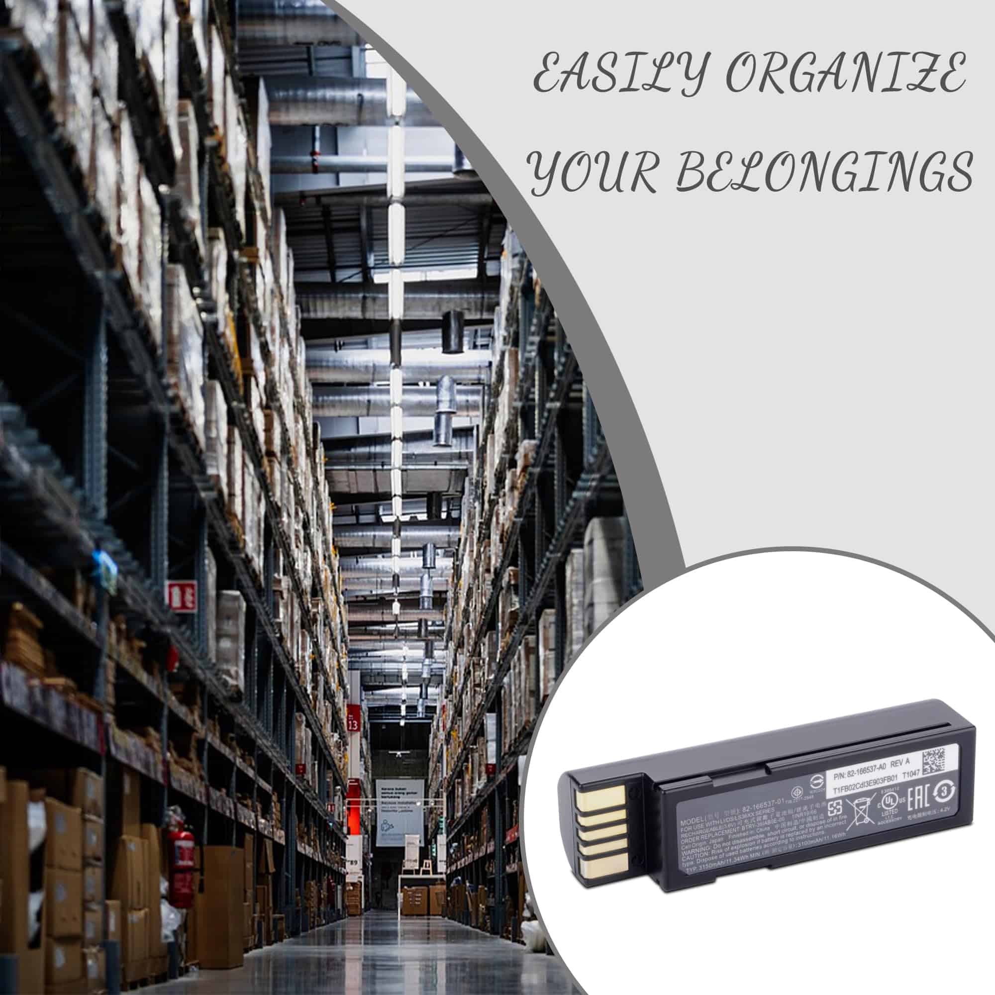 82-166537-01 Batería de Repuesto para Escáneres Zebra - Imagen 8