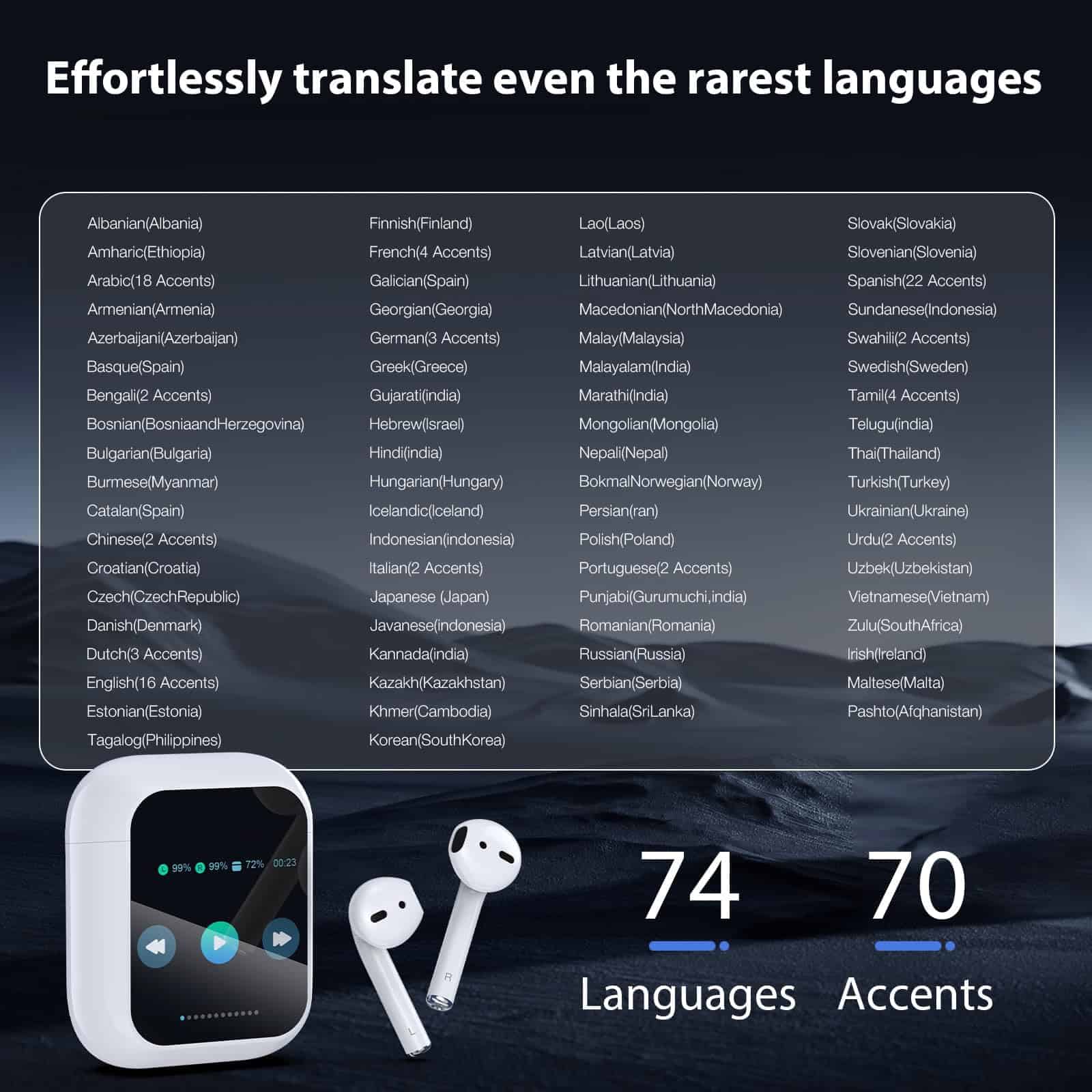 Auriculares de Traducción AI en Tiempo Real 144 Idiomas y - Imagen 7
